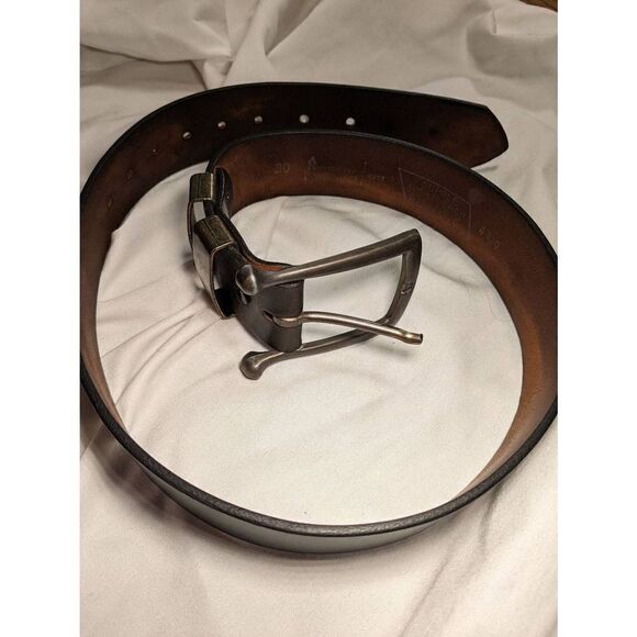 Vintage pennies towncraft soft supple steer hide belt size 30. Equestrian wide b - Picture 2 of 16